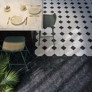 Керамогранит Kerama Marazzi Сансеверо черный 1268HS (9,9х9,9х0,7)